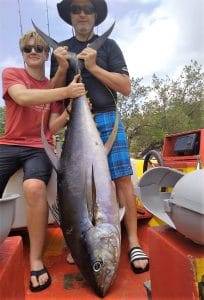 Beste Big Game Vis Charter Curacao rocord tonijn